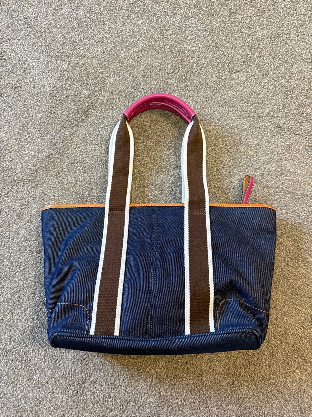 Vintage Y2K 2004 Coach Hampton Denim Tote Bag 4498 Le… - Gem